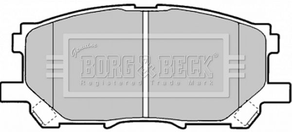 BORG & BECK stabdžių trinkelių rinkinys, diskinis stabdys BBP1901